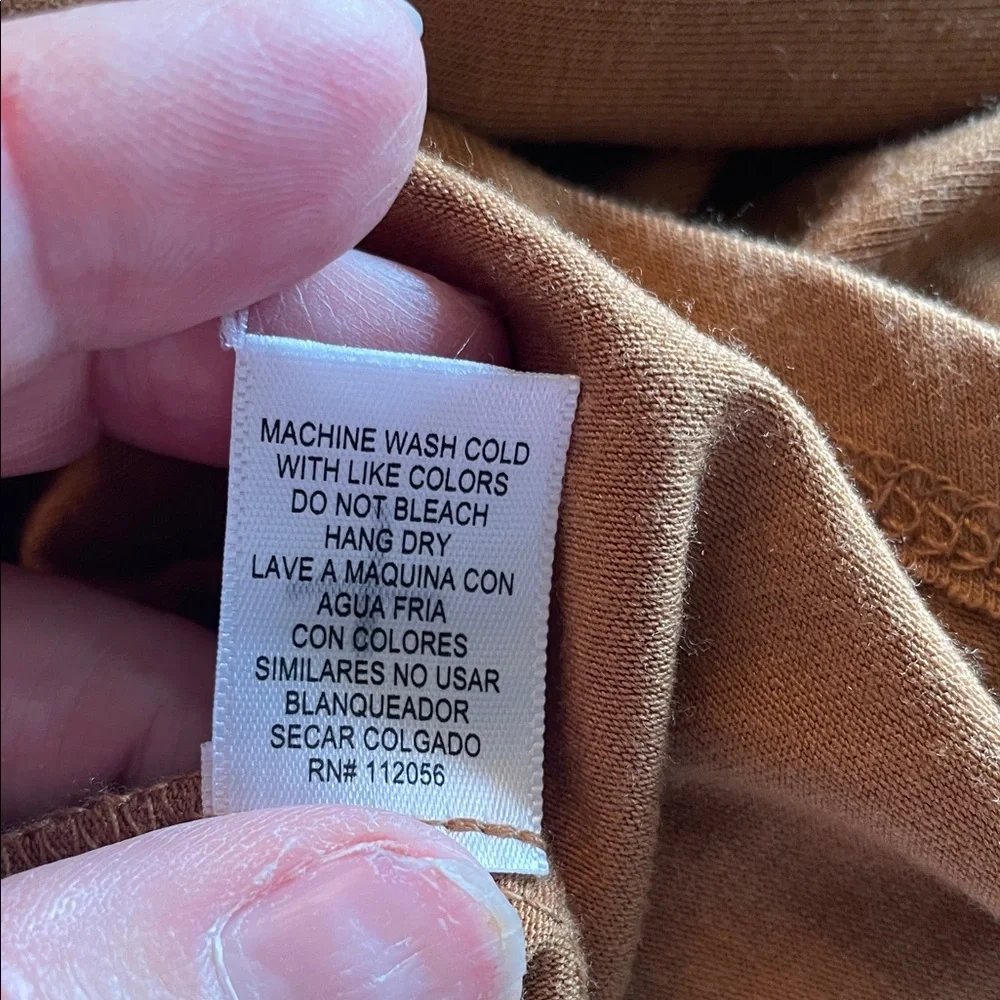 LTX SPORTSWEAR Sleeveless Shift Dress in Warm Camel Size XL